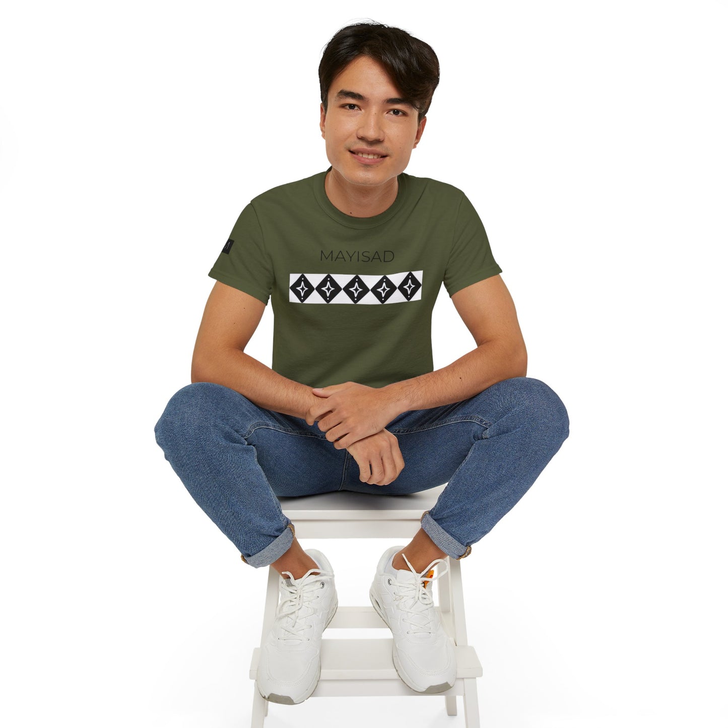 Camiseta de manga corta y cuello redondo