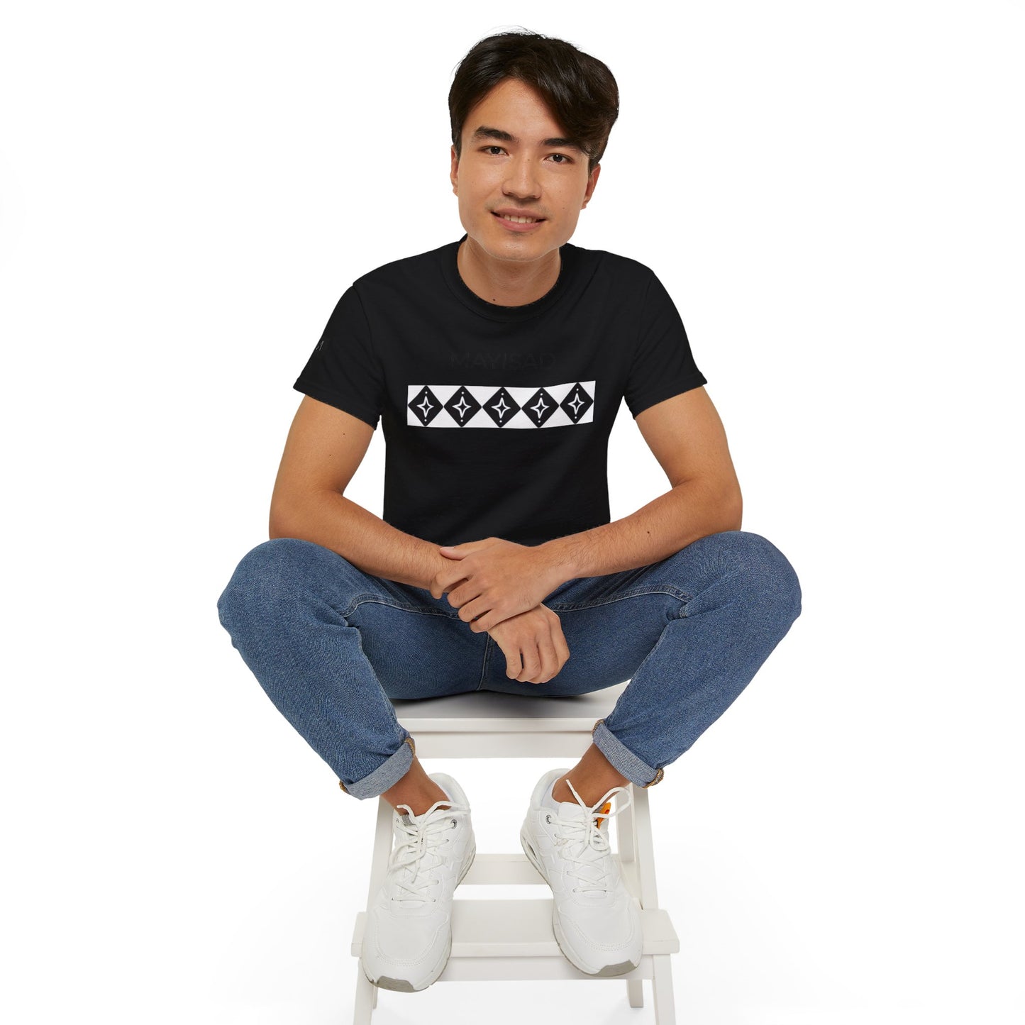 Camiseta de manga corta y cuello redondo