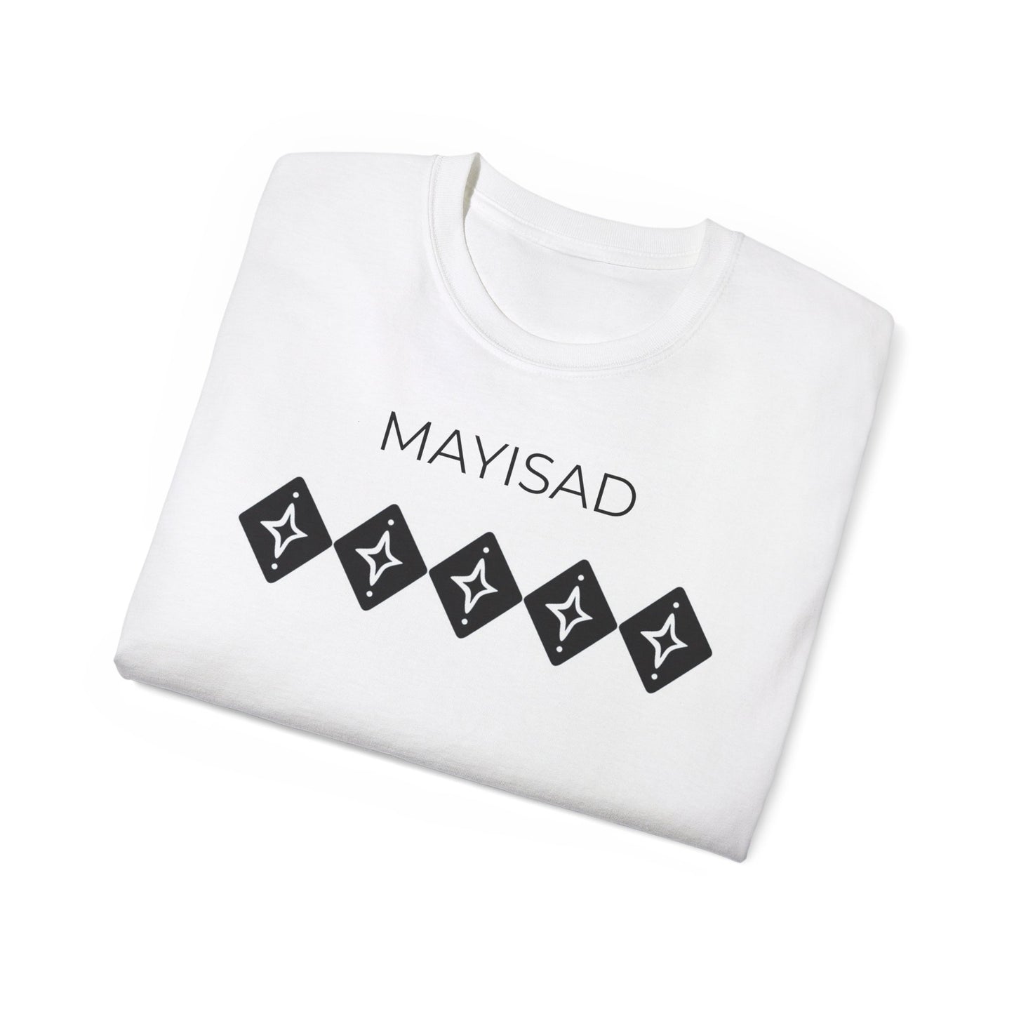 Camiseta de manga corta y cuello redondo