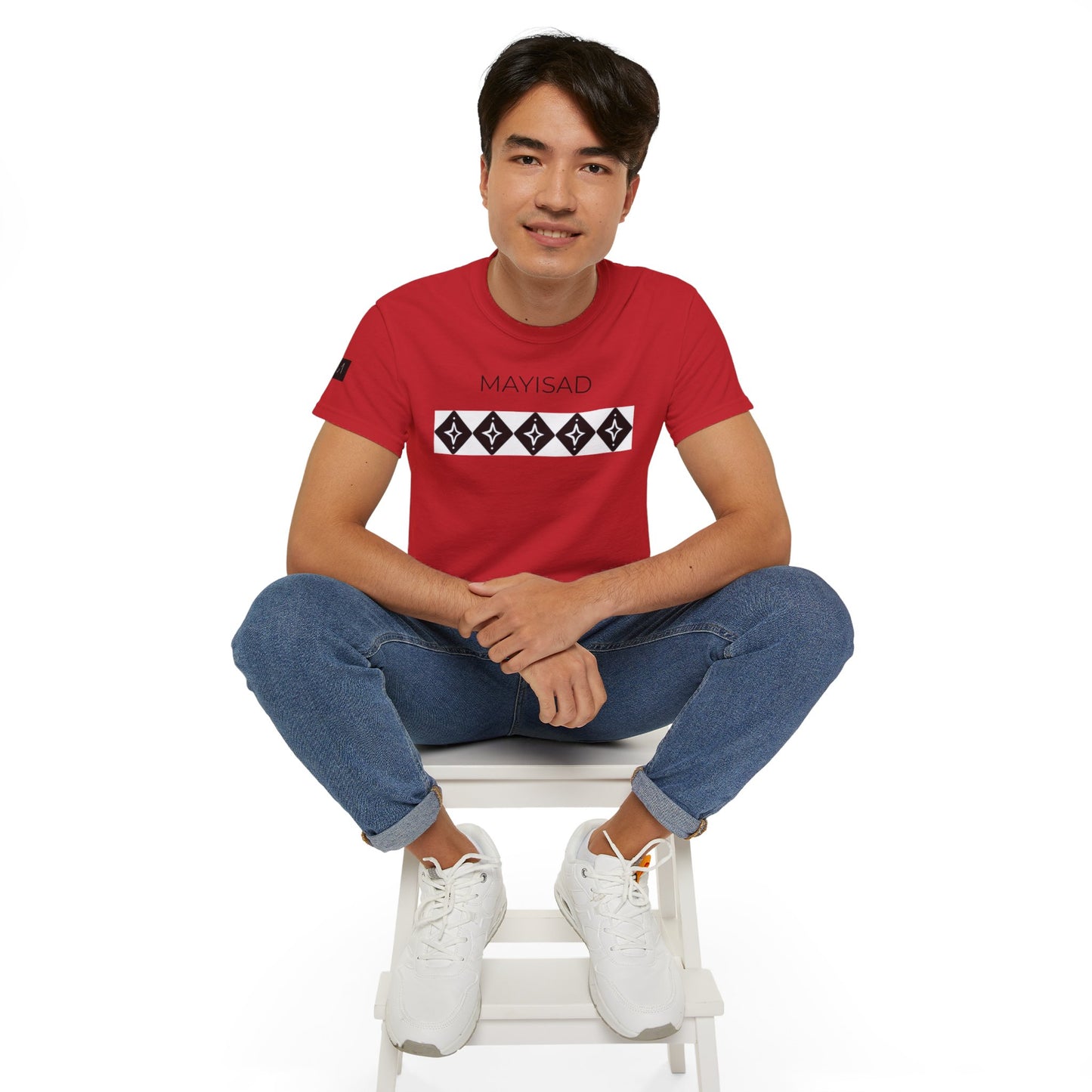 Camiseta de manga corta y cuello redondo