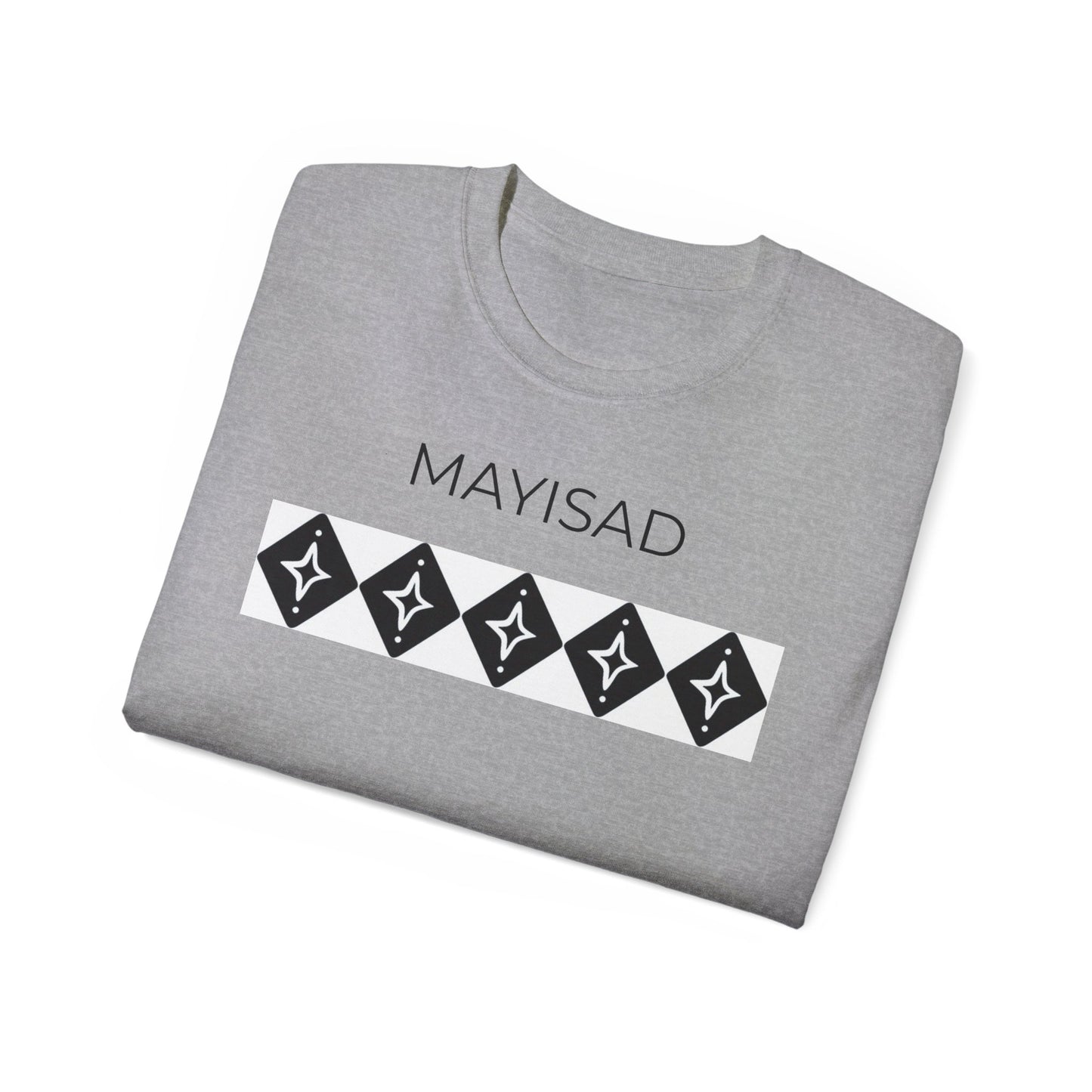 Camiseta de manga corta y cuello redondo