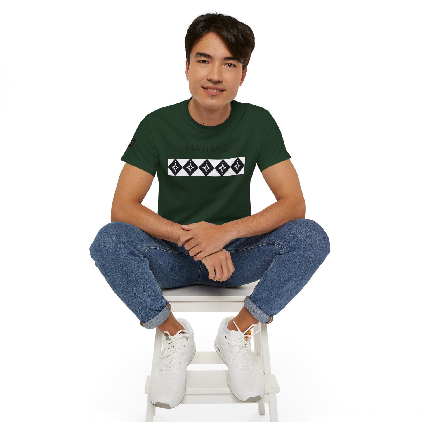 Camiseta de manga corta y cuello redondo