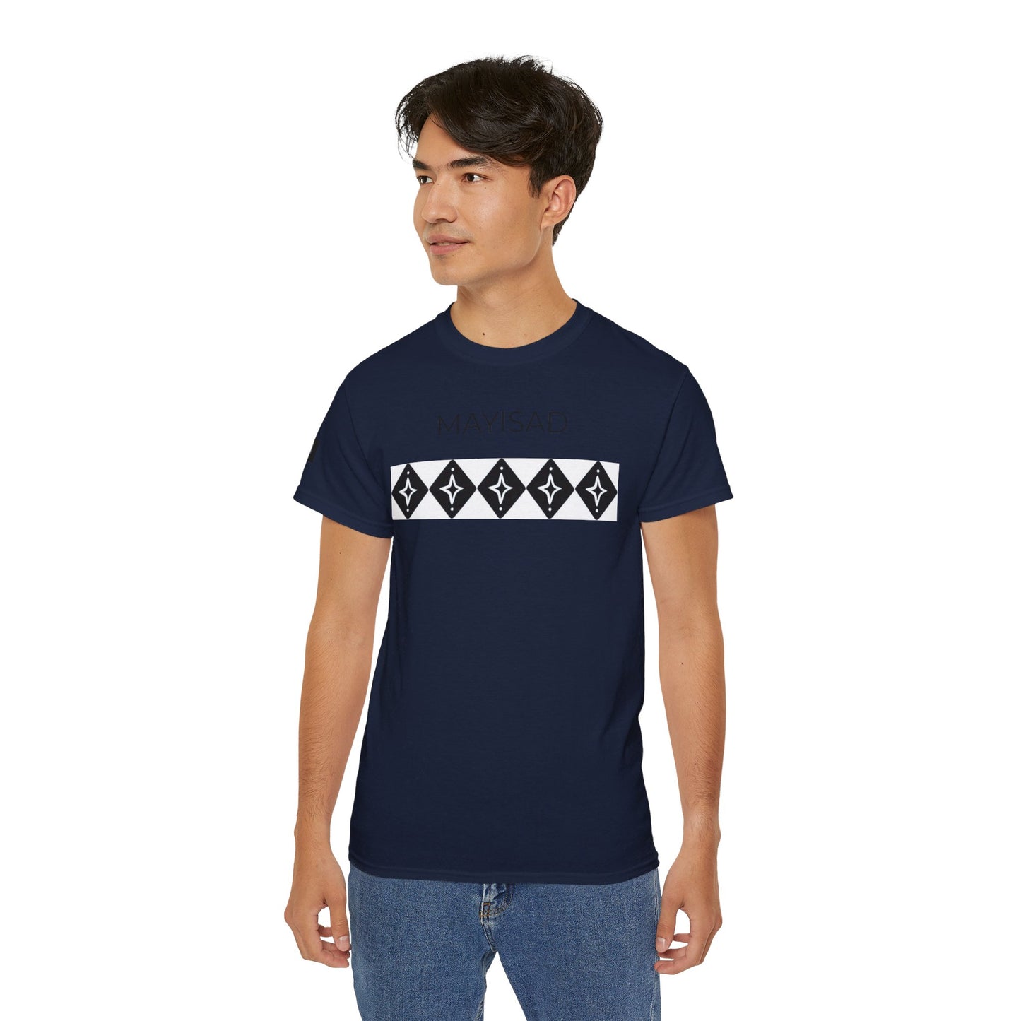 Camiseta de manga corta y cuello redondo