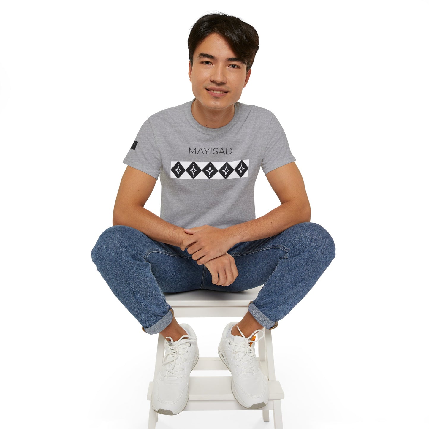 Camiseta de manga corta y cuello redondo