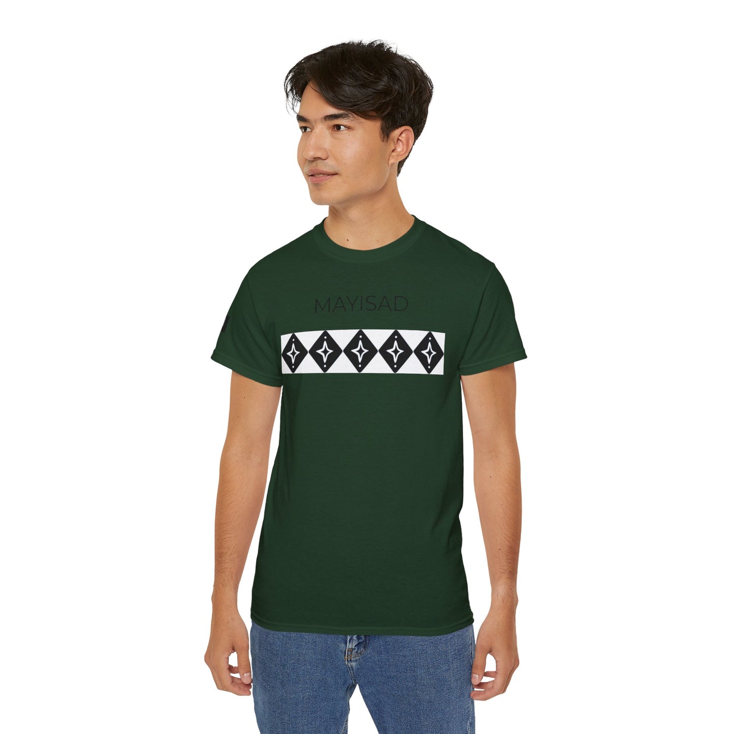 Camiseta de manga corta y cuello redondo