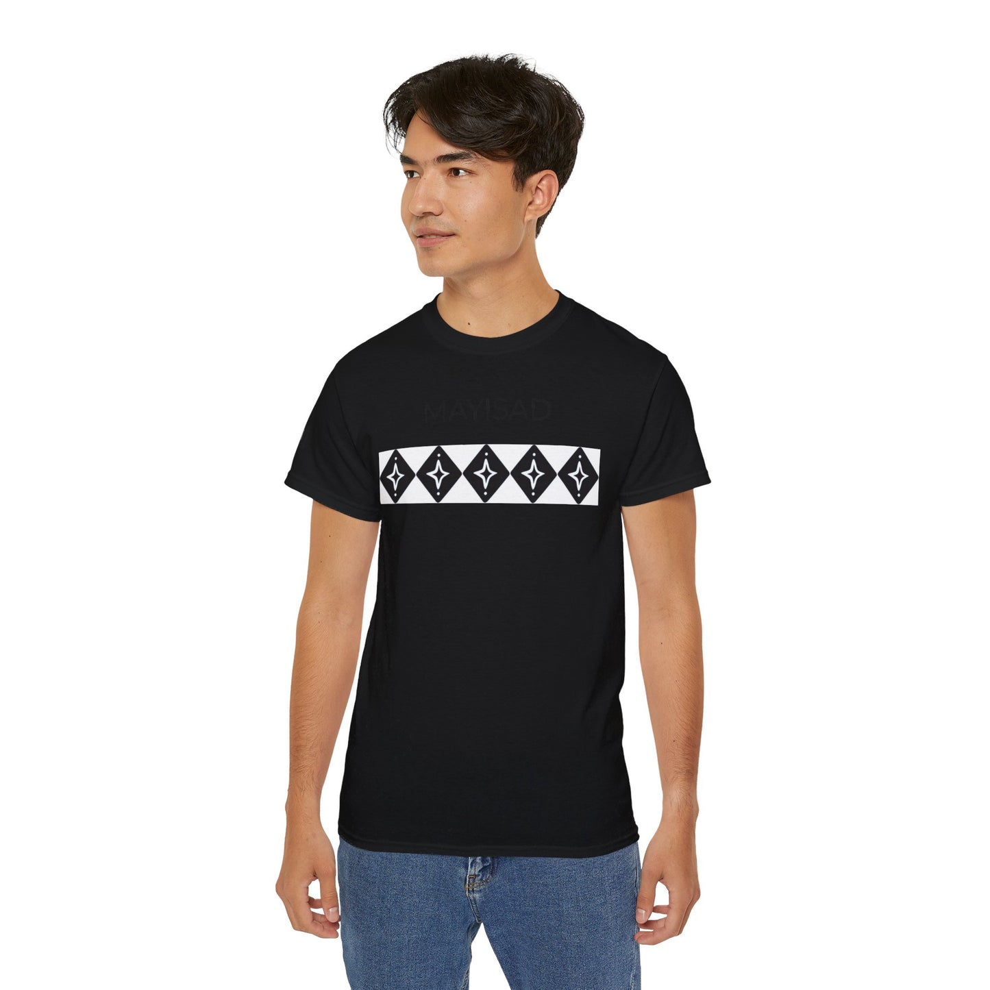 Camiseta de manga corta y cuello redondo