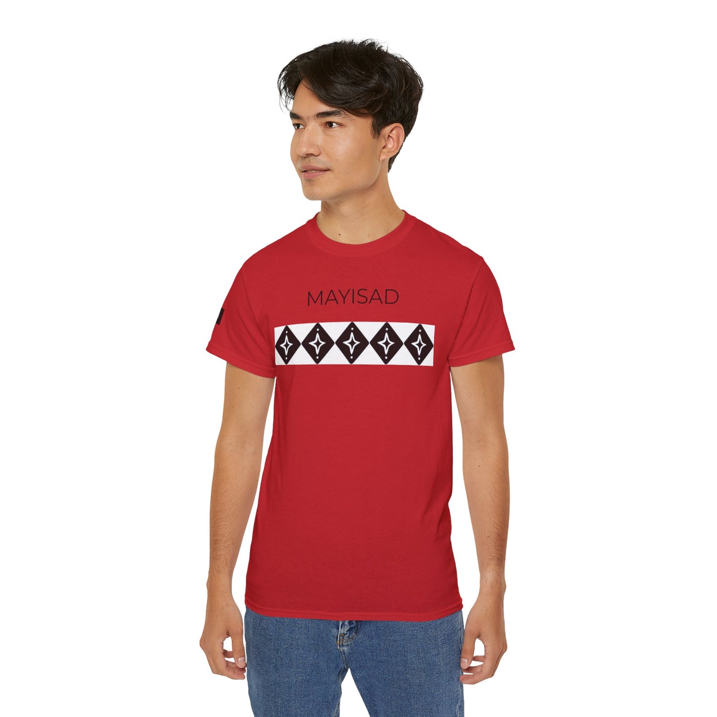 Camiseta de manga corta y cuello redondo