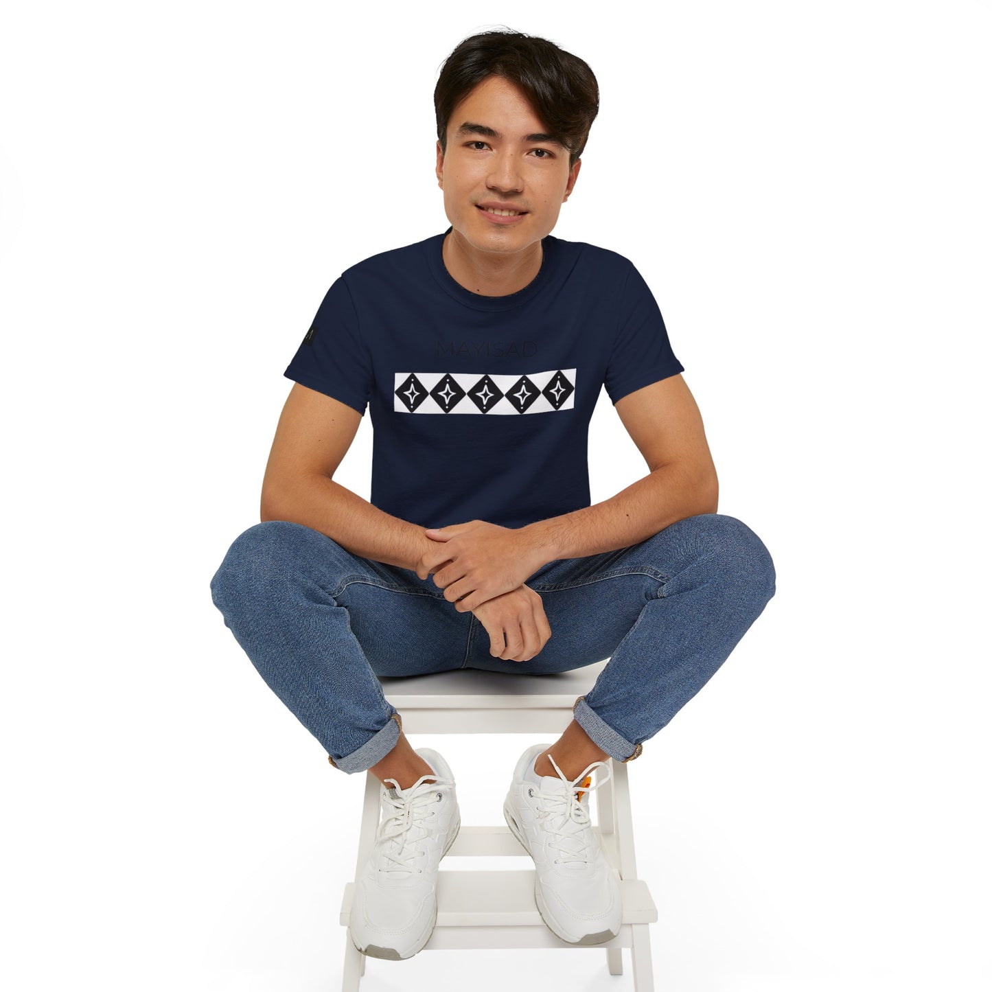Camiseta de manga corta y cuello redondo