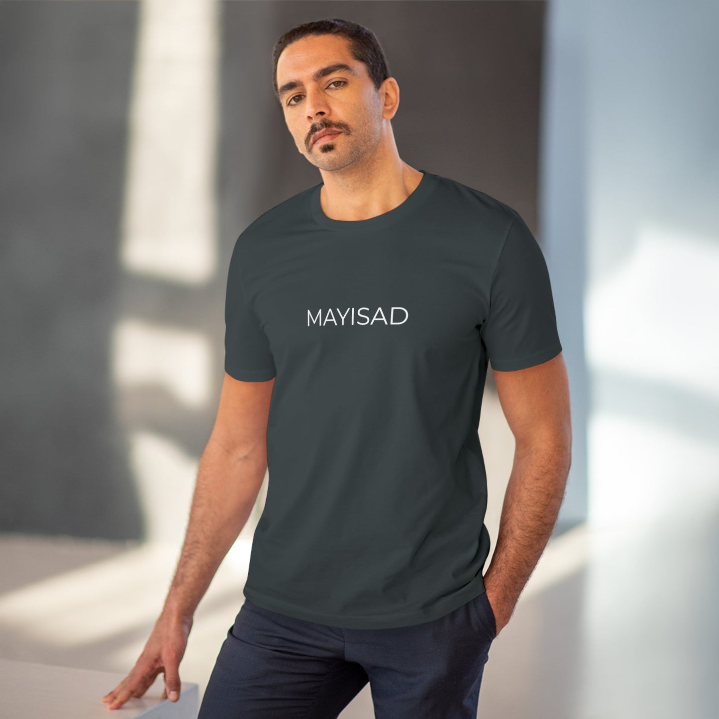 Men's round - neck T - shirt - MAYISAD