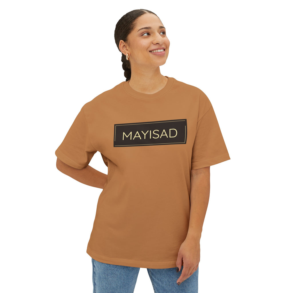 Unisex Oversized T-shirt Black Gold