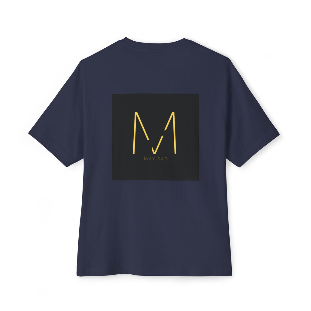 Unisex Oversized T-shirt Black Gold