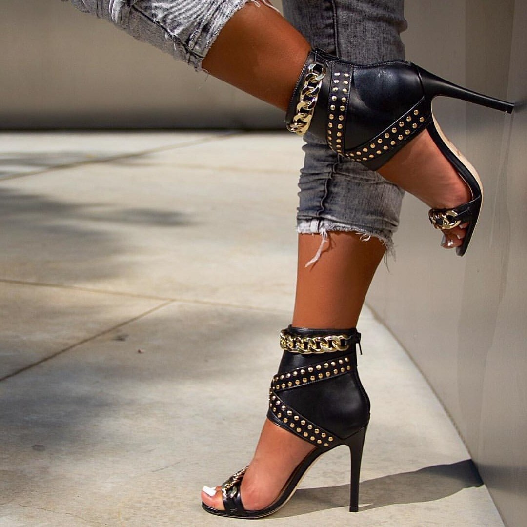 Women's Open-toe High-heeled Sandals