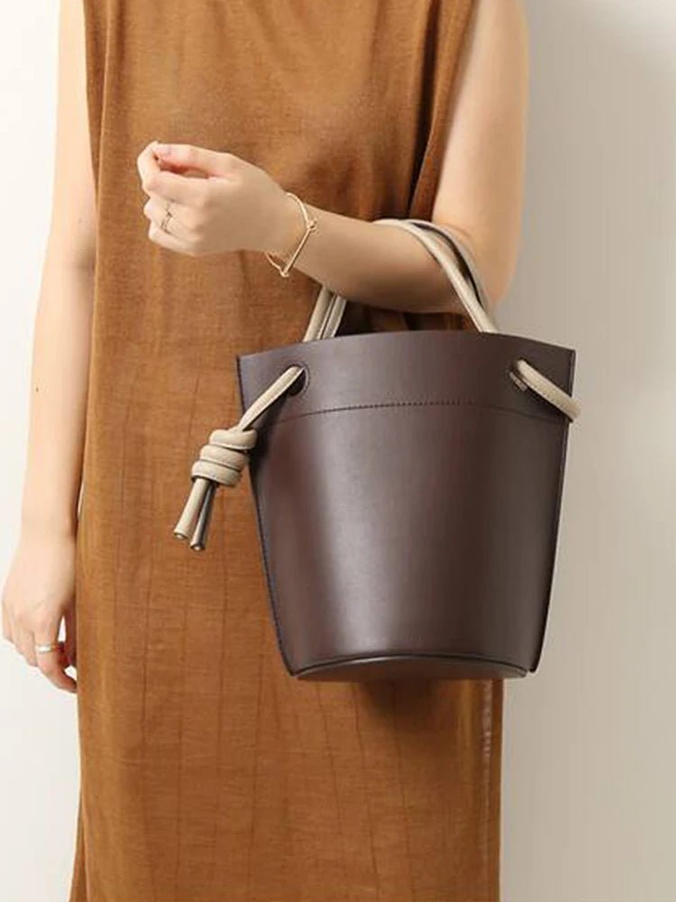 Fashion Bucket Bag Handbag - MAYISAD