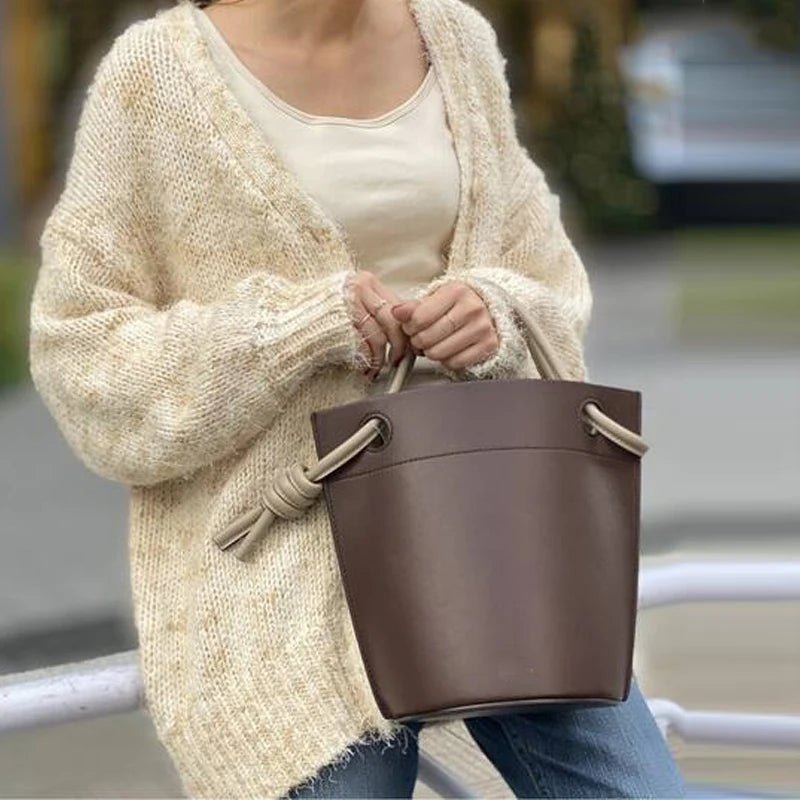 Fashion Bucket Bag Handbag - MAYISAD