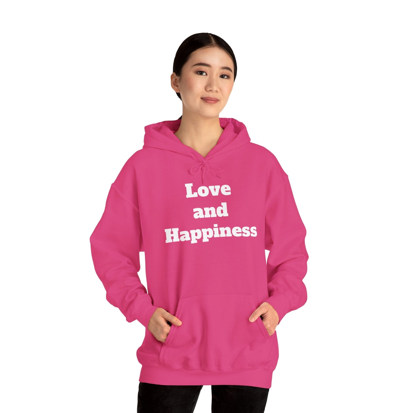 Love and Happiness Hooded Sweatshirt - MAYISAD