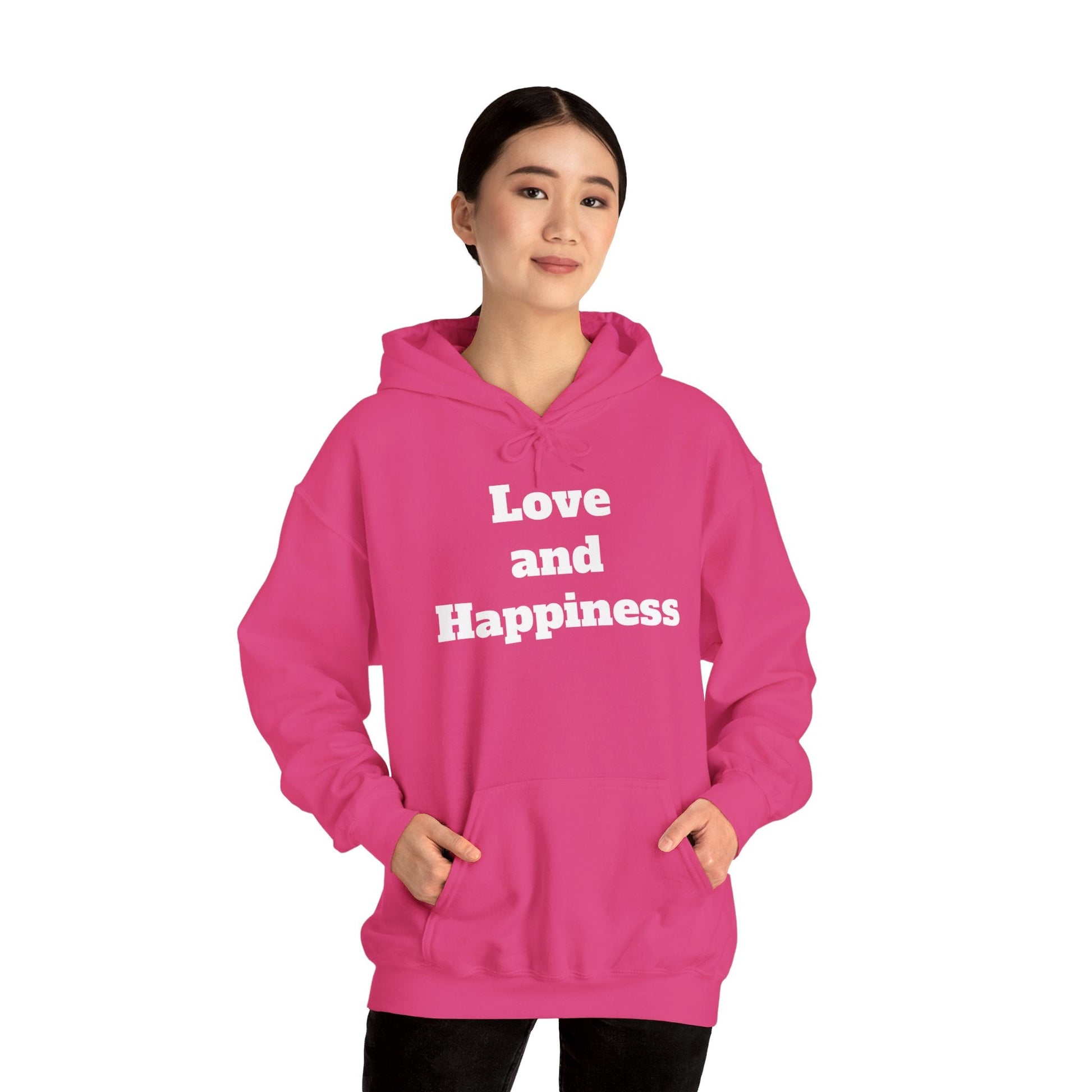 Love and Happiness Hooded Sweatshirt - MAYISAD