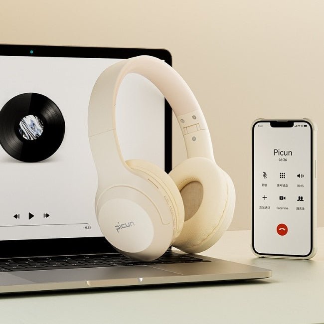 PICUN WIRELESS HEADPHONES BLUETOOTH HIFI STEREO - MAYISAD