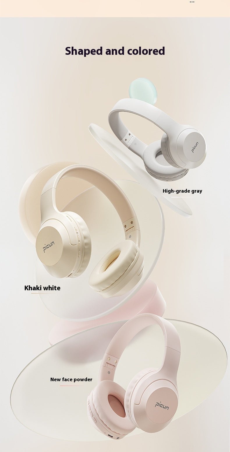 PICUN WIRELESS HEADPHONES BLUETOOTH HIFI STEREO - MAYISAD