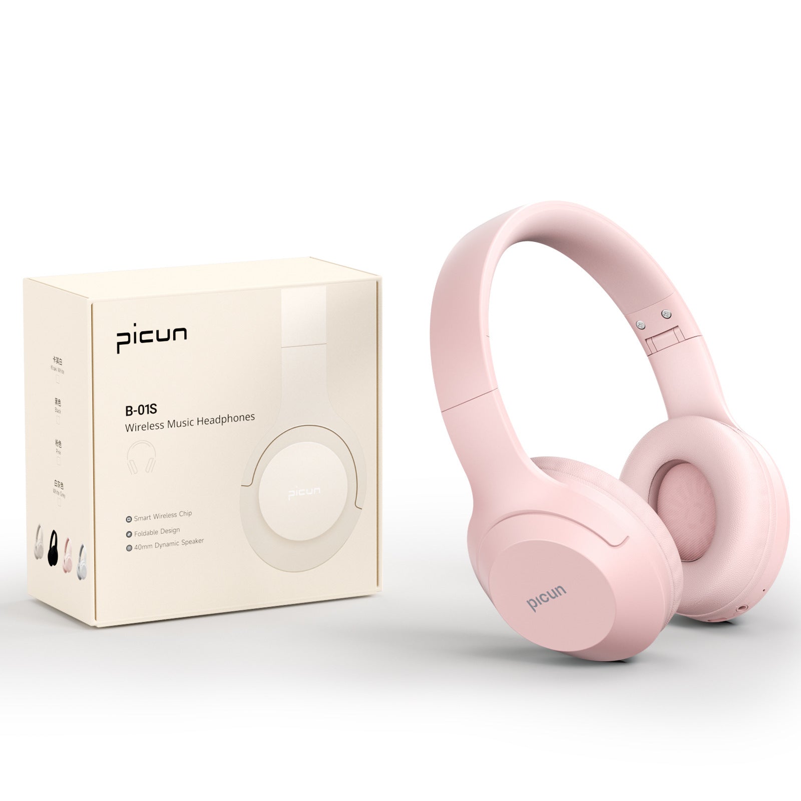 PICUN WIRELESS HEADPHONES BLUETOOTH HIFI STEREO - MAYISAD