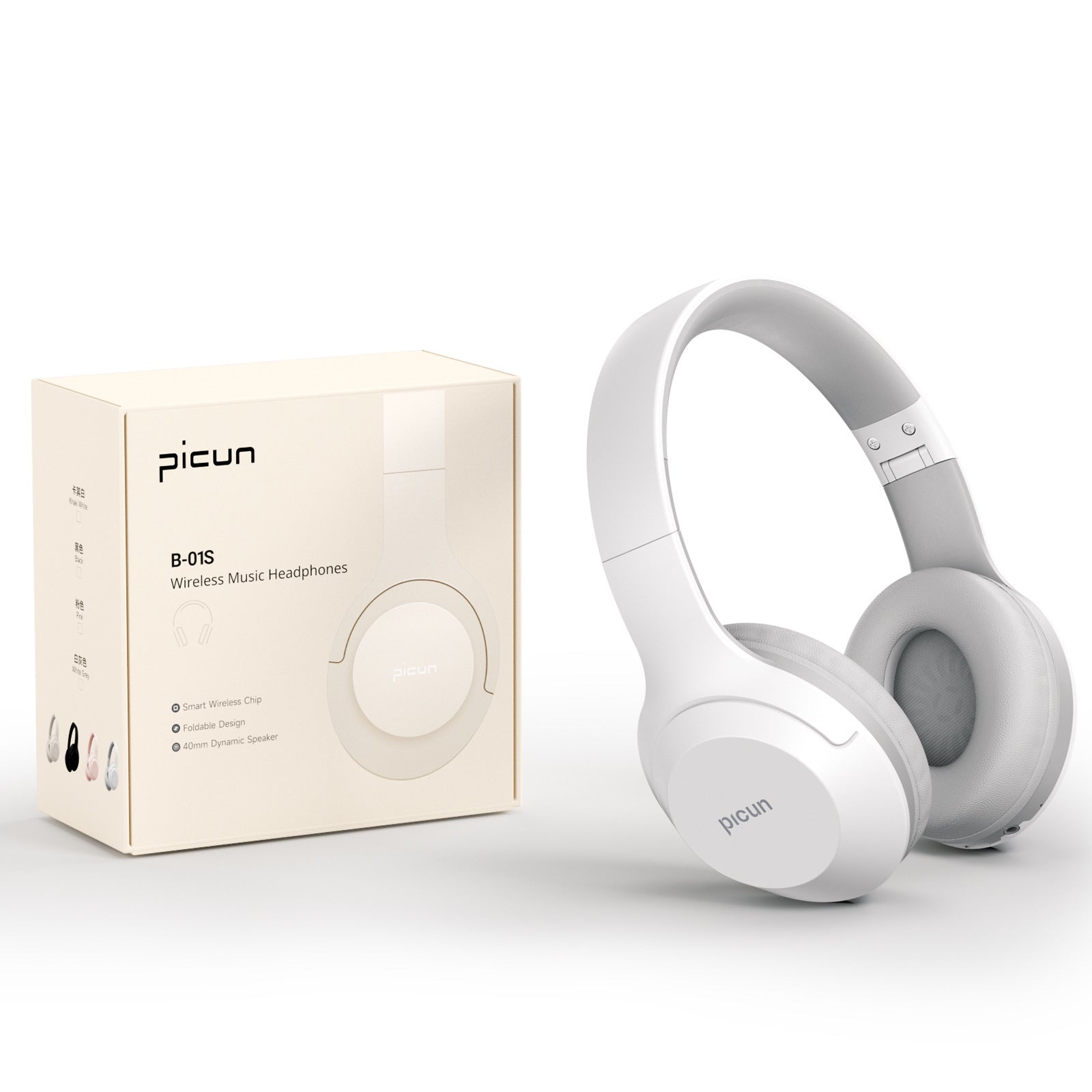 PICUN WIRELESS HEADPHONES BLUETOOTH HIFI STEREO - MAYISAD