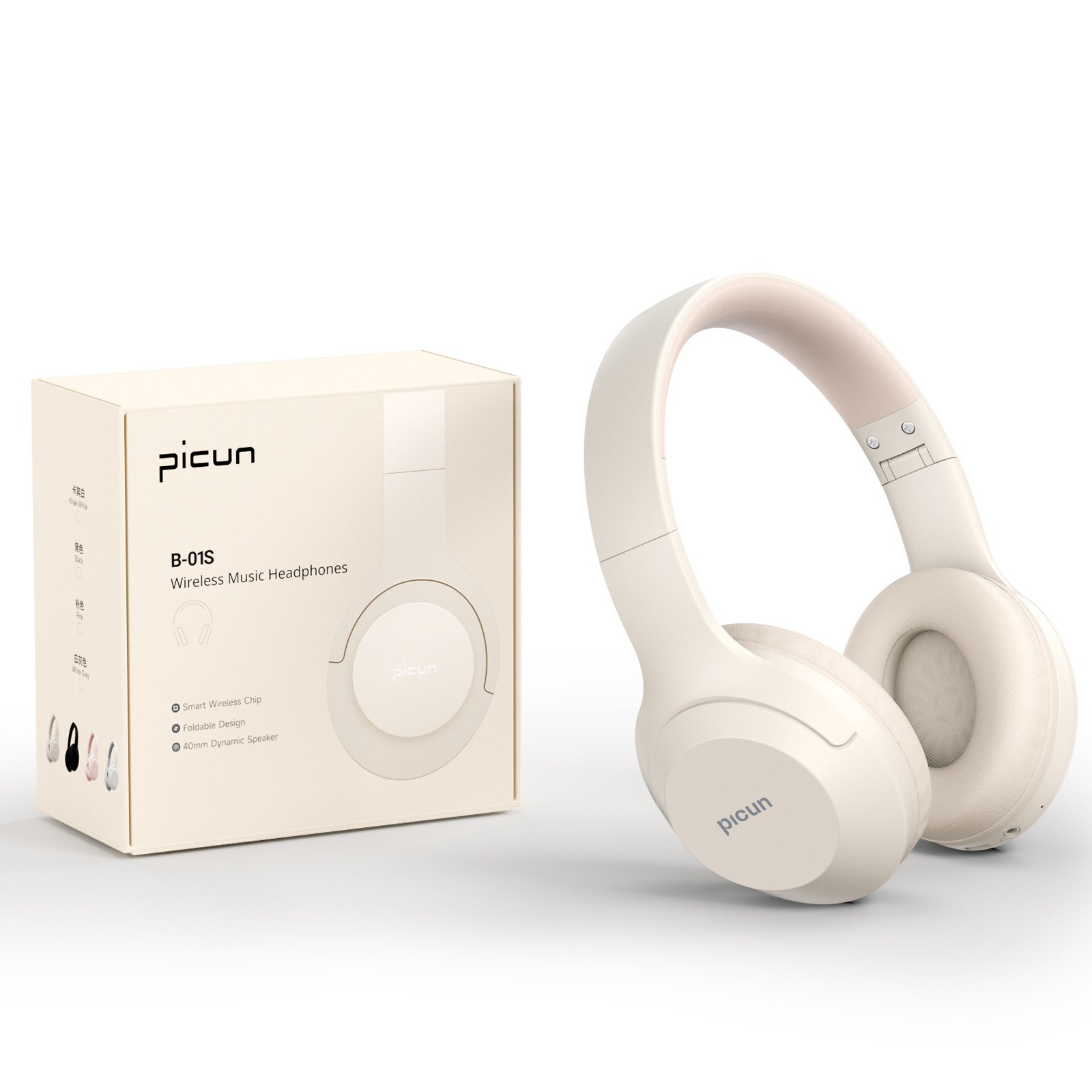 PICUN WIRELESS HEADPHONES BLUETOOTH HIFI STEREO - MAYISAD