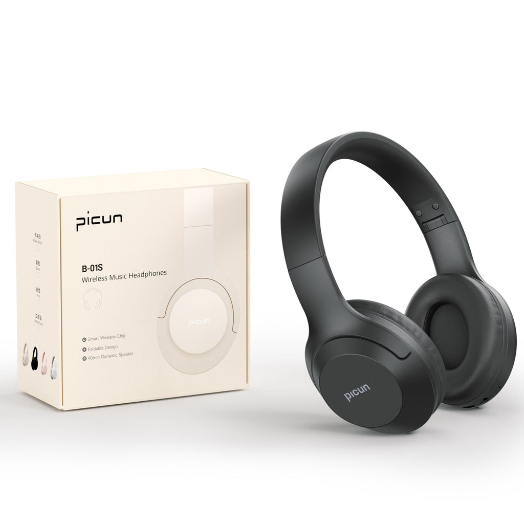 PICUN WIRELESS HEADPHONES BLUETOOTH HIFI STEREO - MAYISAD