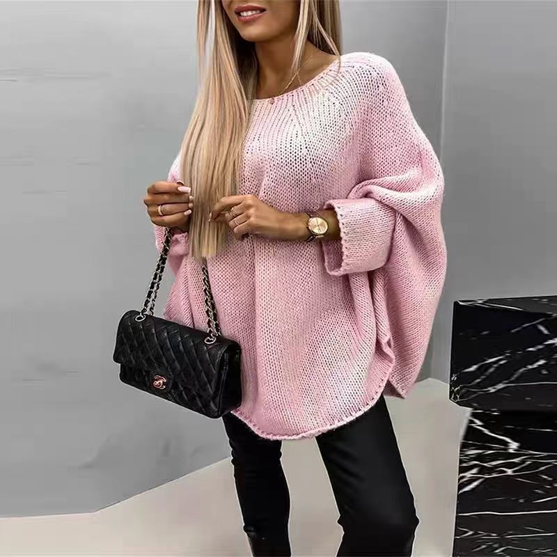 Pull châle en tricot européen et américain Cape Poncho à la mode - MAYISAD