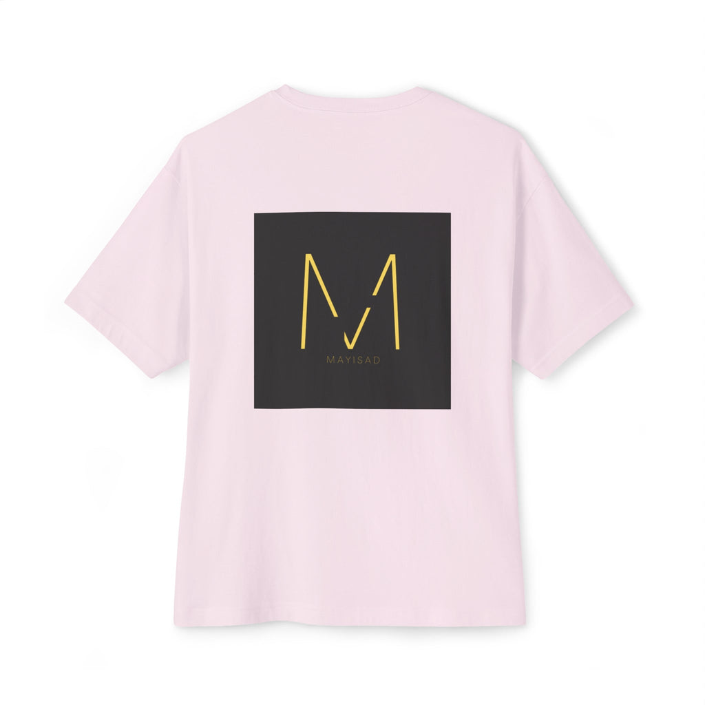 Women's Oversized T - shirt Black Gold - MAYISAD